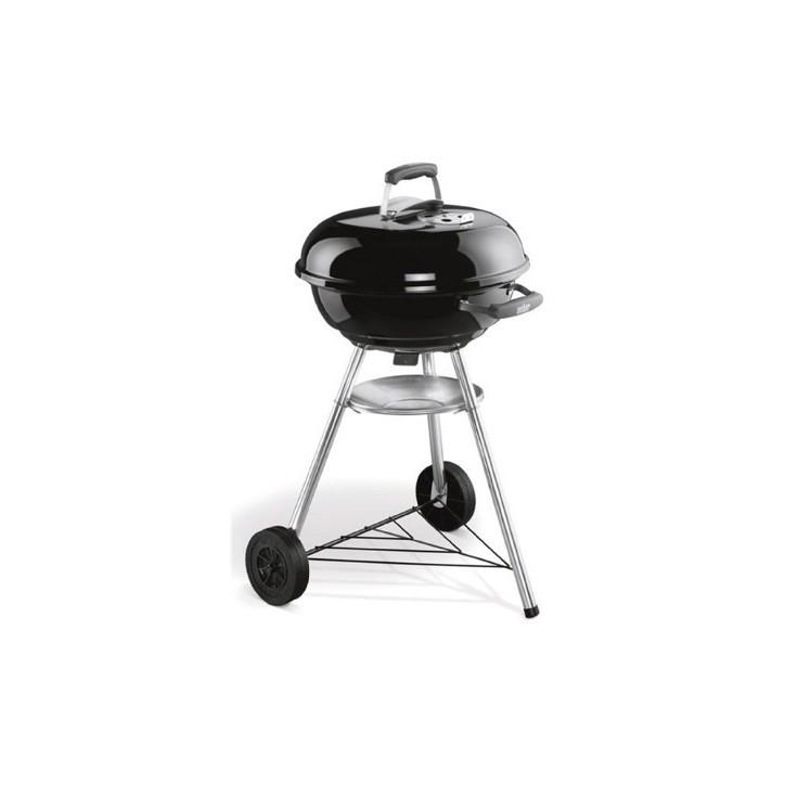 BARBACOA WEBER COMPACT 47cm. BLACK + 2KG DE BRIQUETAS BARBACOA WEBER COMPACT 47cm. BLACK + 2KG DE BRIQUETAS