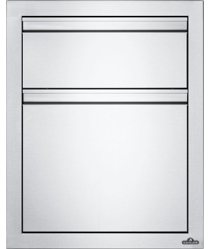 TIROIR DOUBLE GRAND ET PETIT ENCASTRÉ NAPOLEON (55x71cm)