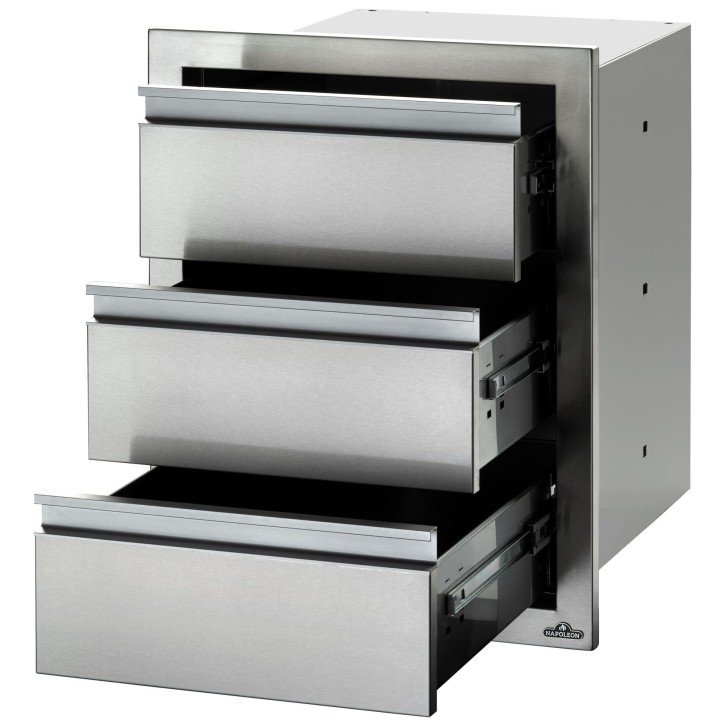 BUILT-IN TRIPLE SMALL DRAWER NAPOLEON (55x71cm)
