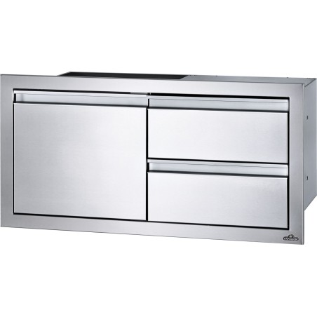 BUILT-IN DOOR AND DOUBLE SMALL DRAWER NAPOLEON (100x50cm)