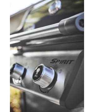 WEBER SPIRIT E-325 GBS BLACK BARBECUE WITH SIDE BURNER
