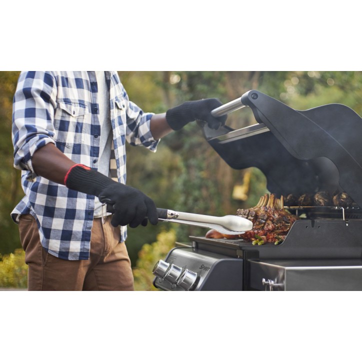 WEBER SPIRIT E-325 GBS BLACK BARBECUE WITH SIDE BURNER