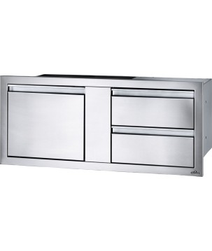 PORTE ET TIROIR PETIT DOUBLE ENCASTRÉ NAPOLEON (115x50cm)