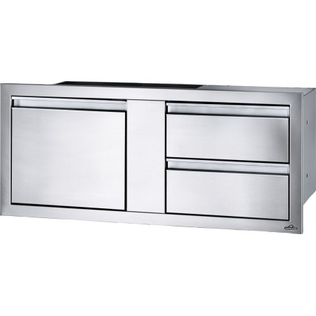 BUILT-IN DOOR AND DOUBLE SMALL DRAWER NAPOLEON (115x50cm)