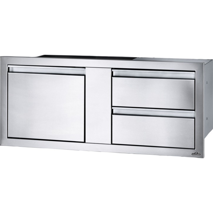 BUILT-IN DOOR AND DOUBLE SMALL DRAWER NAPOLEON (115x50cm)