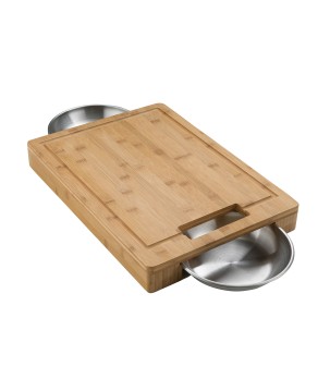 CUTTING BOARD WITH 2 BOWLS NAPOLEON