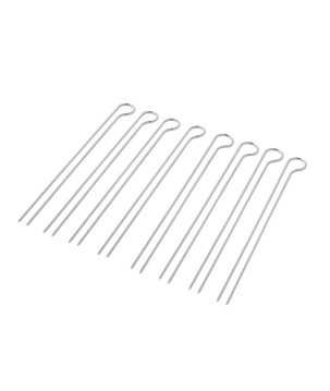 JEU DE 8 BROCHETTES DOUBLES LONGUES WEBER