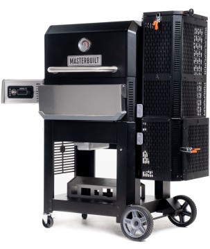 BARBACOA DE CARBÓN / AHUMADOR + PLANCHA GRAVITY SERIES 800 MASTERBUILT (MCG800G)