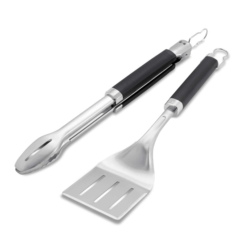 2-PIECE STAINLESS STEEL GRILLING TOOL SET