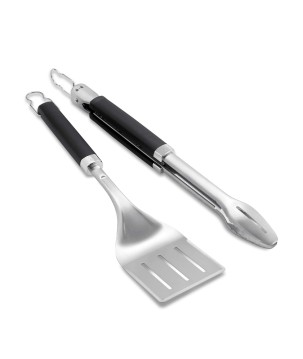 KIT 2 ACCESSOIRES EN ACIER INOXYDABLE WEBER