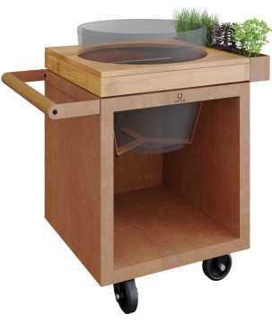 TABLE EN BOIS DE TECK OFYR 65 PRO POUR KAMADO