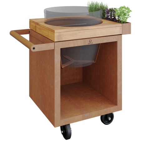 TABLE EN BOIS DE TECK OFYR 65 PRO POUR KAMADO