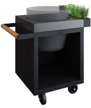 TABLE EN BÉTON BLACK OFYR 65 PRO POUR KAMADO