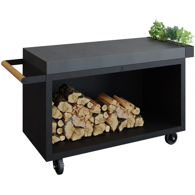 OFYR MISE EN PLACE CERAMIC TABLE PRO BLACK MP-B-135-PRO-CD