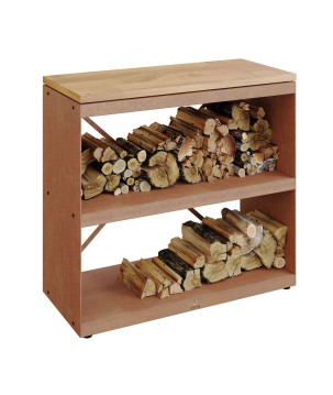 WOOD STORAGE DRESSOIR OFYR AVEC 2 ÉTAGÈRES WS-D