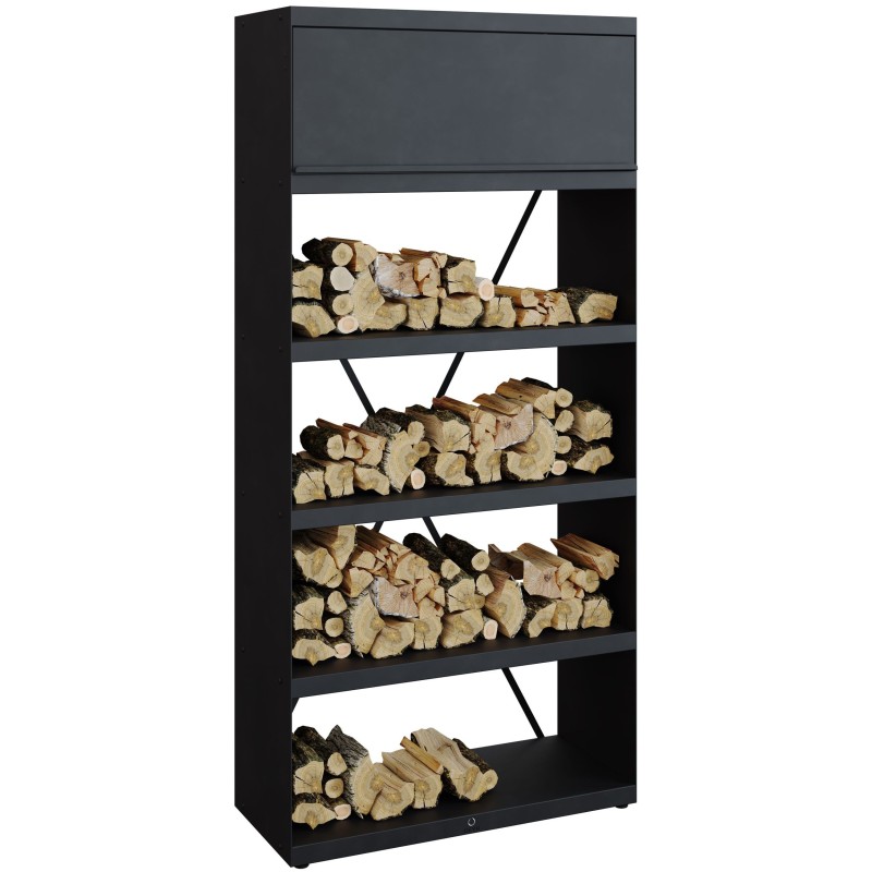 WOOD STORAGE OFYR BLACK WSB-100