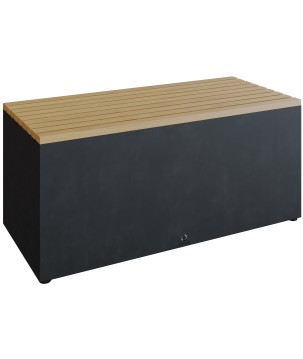 BANC DE JARDIN OFYR BLACK G-BB-TW
