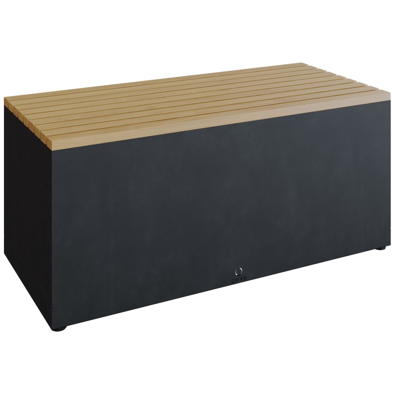 BANCO DE JARDÍN OFYR BLACK G-BB-TW