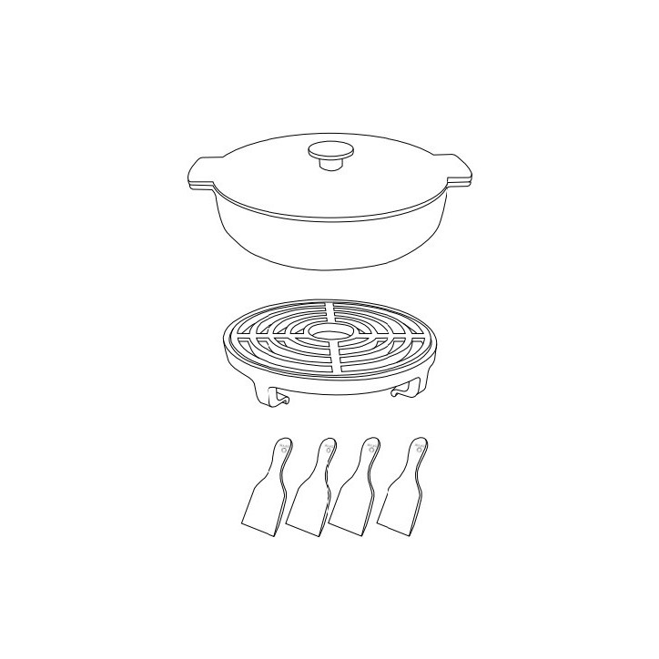 OFYR TABL’O CAST IRON CASSEROLE SET OFYR TABL’O CAST IRON CASSEROLE SET