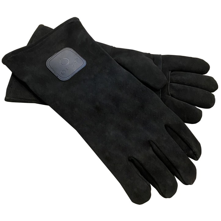 BLACK LEATHER GLOVES OFYR BLACK LEATHER GLOVES OFYR