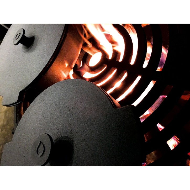 OFYR CAST IRON TWO CASSEROLES SET OFYR CAST IRON TWO CASSEROLES SET