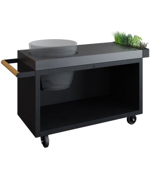 OFYR KAMADO TABLE BLACK 135 PRO CONCRETE