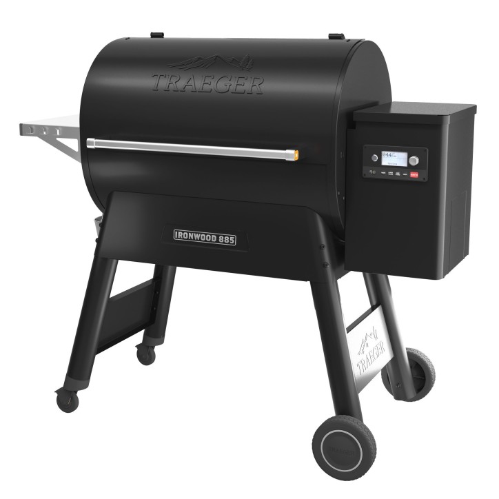BARBACOA DE PELLETS TRAEGER IRONWOOD 885 + FUNDA  + ESTANTE FRONTAL DE REGALO