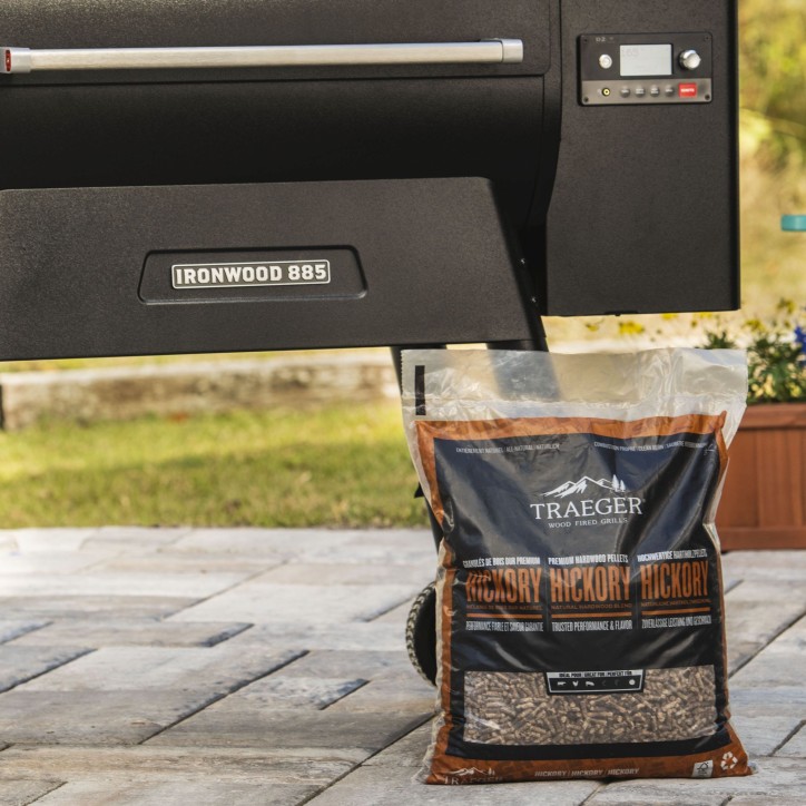 WOOD PELLETS - HICKORY 9 KG TRAEGER WOOD PELLETS - HICKORY 9 KG TRAEGER