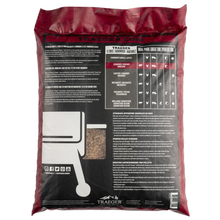 WOOD PELLETS - CHERRY 9 KG TRAEGER