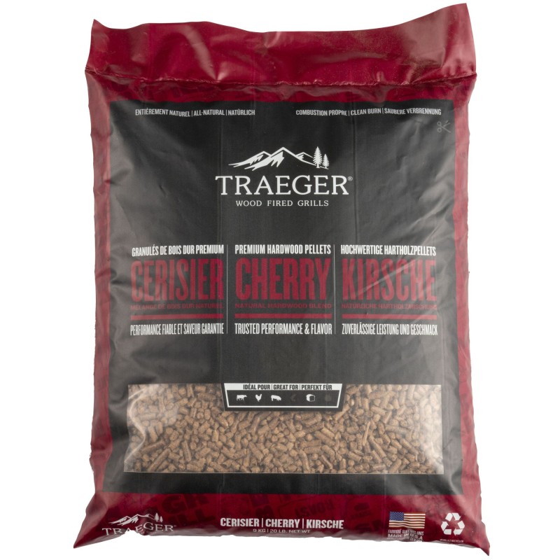 PELLETS DE MADERA - CHERRY 9 KG TRAEGER