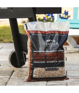 PELLETS DE BOIS - SIGNATURE BLEND 9 KG TRAEGER