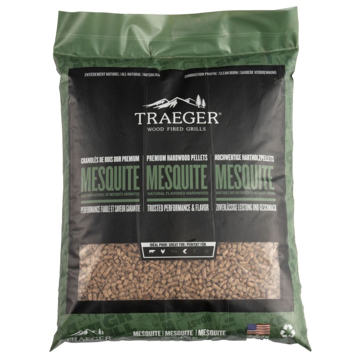 PELLETS DE BOIS - MESQUITE 9 KG TRAEGER PELLETS DE BOIS - MESQUITE 9 KG TRAEGER