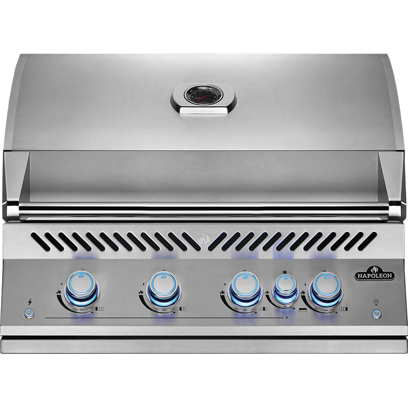 BUILT-IN 700 32'' SERIES BARBECUE NAPOLEON WITH INFRARED REAR BURNER STAINLESS STEEL - 80 cm