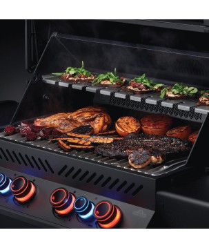 BARBACOA NAPOLEON PHANTOM PRESTIGE 500 CON QUEMADOR LATERAL Y TRASERO INFRARROJOS NEGRO MATE