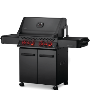 BARBECUE NAPOLEON PHANTOM PRESTIGE 500 WITH INFRARED SIDE AND REAR BURNERS MATTE BLACK