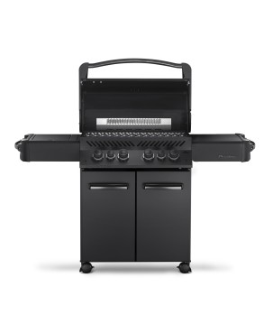 BARBACOA NAPOLEON PHANTOM PRESTIGE 500 CON QUEMADOR LATERAL Y TRASERO INFRARROJOS NEGRO MATE