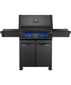 BARBECUE NAPOLEON PHANTOM PRESTIGE 500 WITH INFRARED SIDE AND REAR BURNERS MATTE BLACK