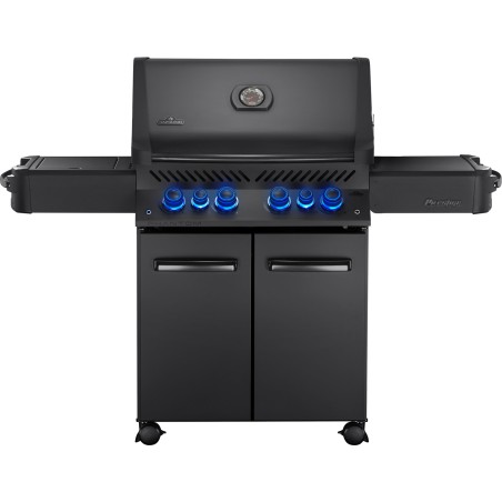 BARBECUE NAPOLEON PHANTOM PRESTIGE 500 WITH INFRARED SIDE AND REAR BURNERS MATTE BLACK