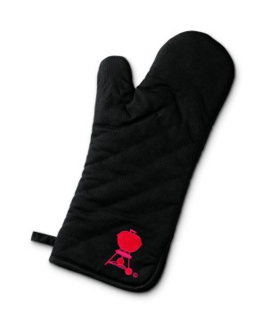 WEBER BLACK DELUXE BARBECUE MITT