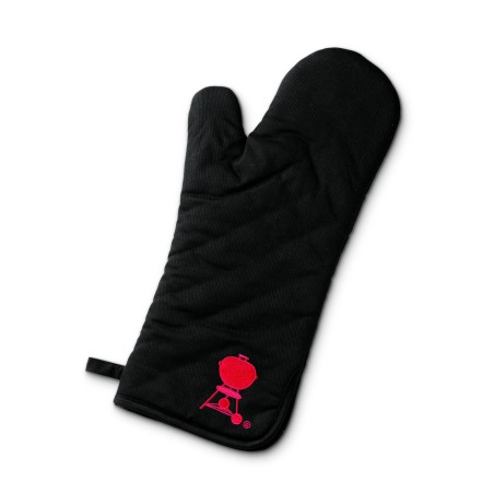 WEBER BLACK DELUXE BARBECUE MITT
